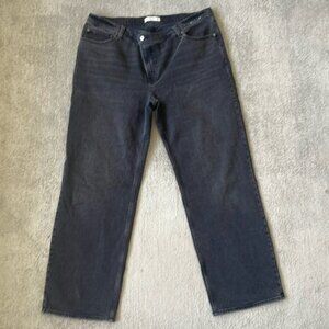 EC Abercrombie Fitch Black The 90s Relaxed Jeans High Rise